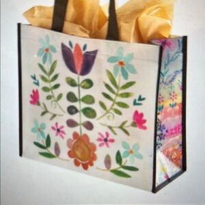 Natural Life Large Floral Tote Bag